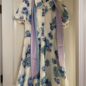 NWT Ivy City Co Penny Dress in Blue Floral Medium 8